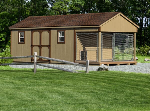 Residential 10x24 Dog Kennel
