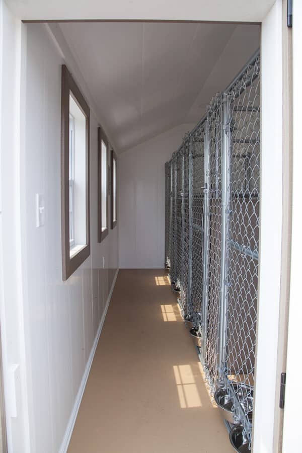 12x16 4-Run Commercial Kennel