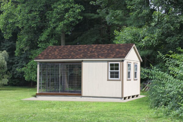 12x18 3-Run Commercial Kennel