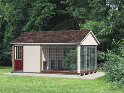 12x18 3-Run Commercial Kennel