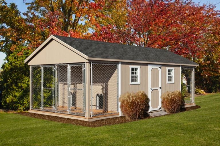 12x24 custom dog kennels