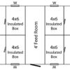 12x24 dog kennel floor plan
