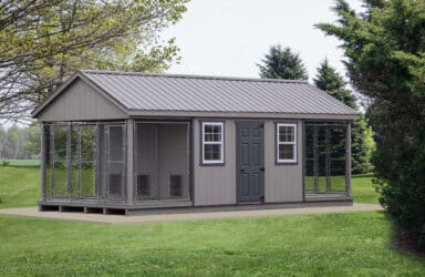 12x24 6-Run Commercial Kennel