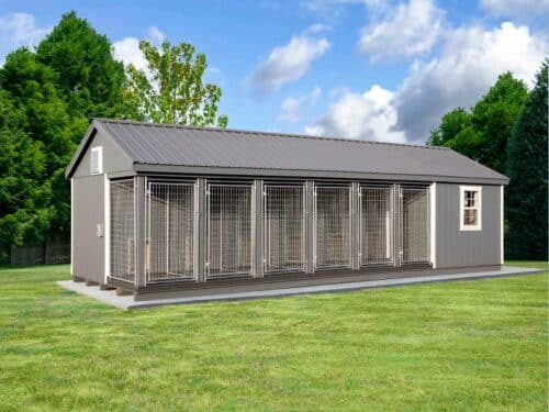 12x32 6-Run Commercial Kennel