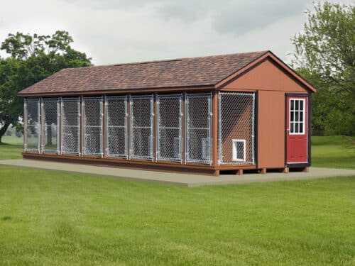 12x32 8-Run Commercial Kennel