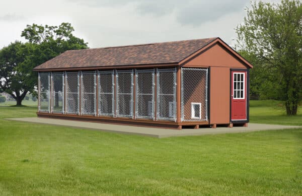 12x32 8-Run Commercial Kennel