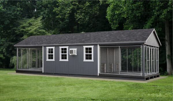 12x36 6-Run Commercial Kennel