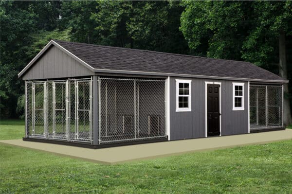 12x36 6-Run Commercial Kennel
