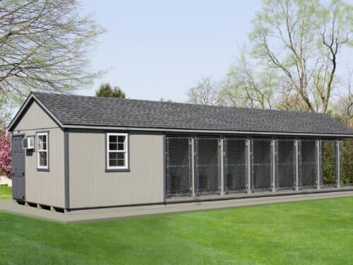 12x42 8-Run Commercial Kennel With A Lobby