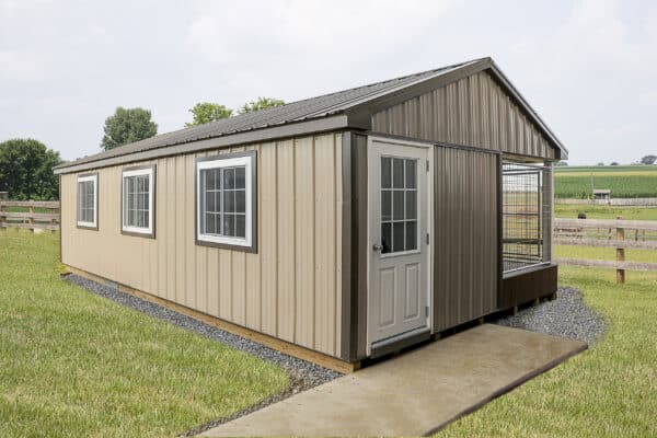 14x24 6-Run Commercial Kennel