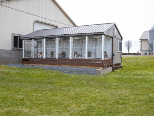 14x24 6-Run Commercial Kennel