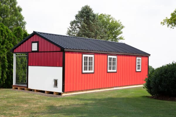 14x30 5-Run Commercial Kennel With Lobby