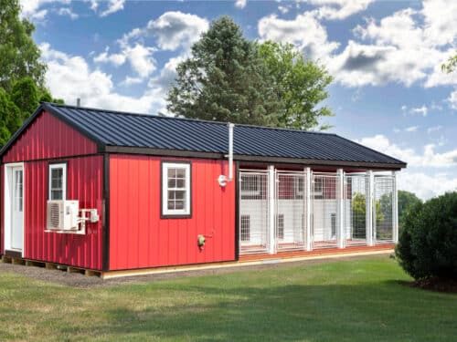 14x30 5-Run Commercial Kennel With Lobby