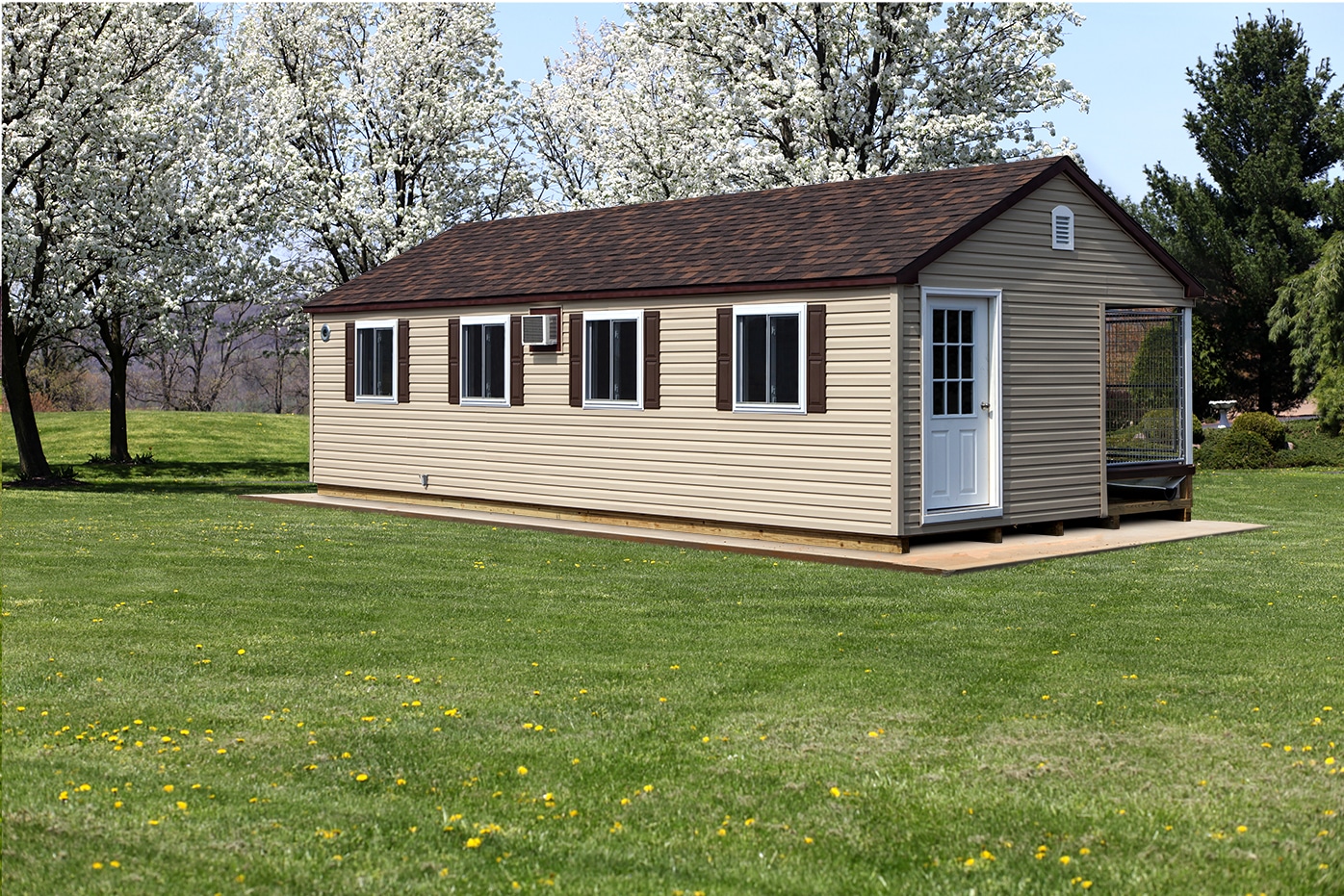 14x32 large dog kennel alt