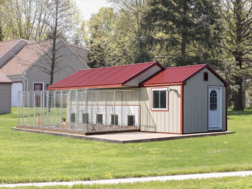 20x28 5-Run Commercial Kennel