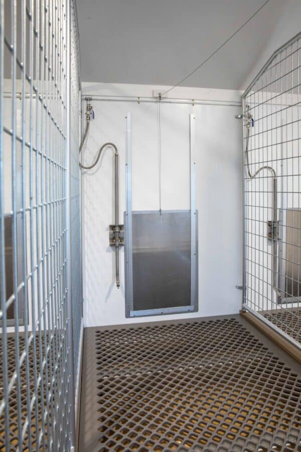 U-Shaped 40-Run Dog Commercial Kennel