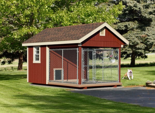 8x12 Shed Style Dog Kennel