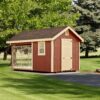 8x12 Shed Style Dog Kennel