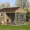 8x14 Double Dog Kennel