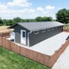 15x56 12-Run Commercial Kennel