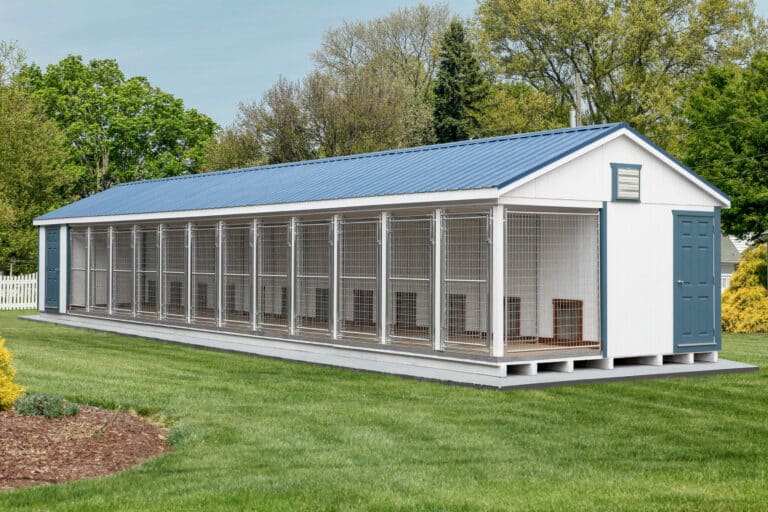blue and white commercial dog kennels for sale in Casper WY