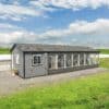 15x40 8-Run Commercial Kennel