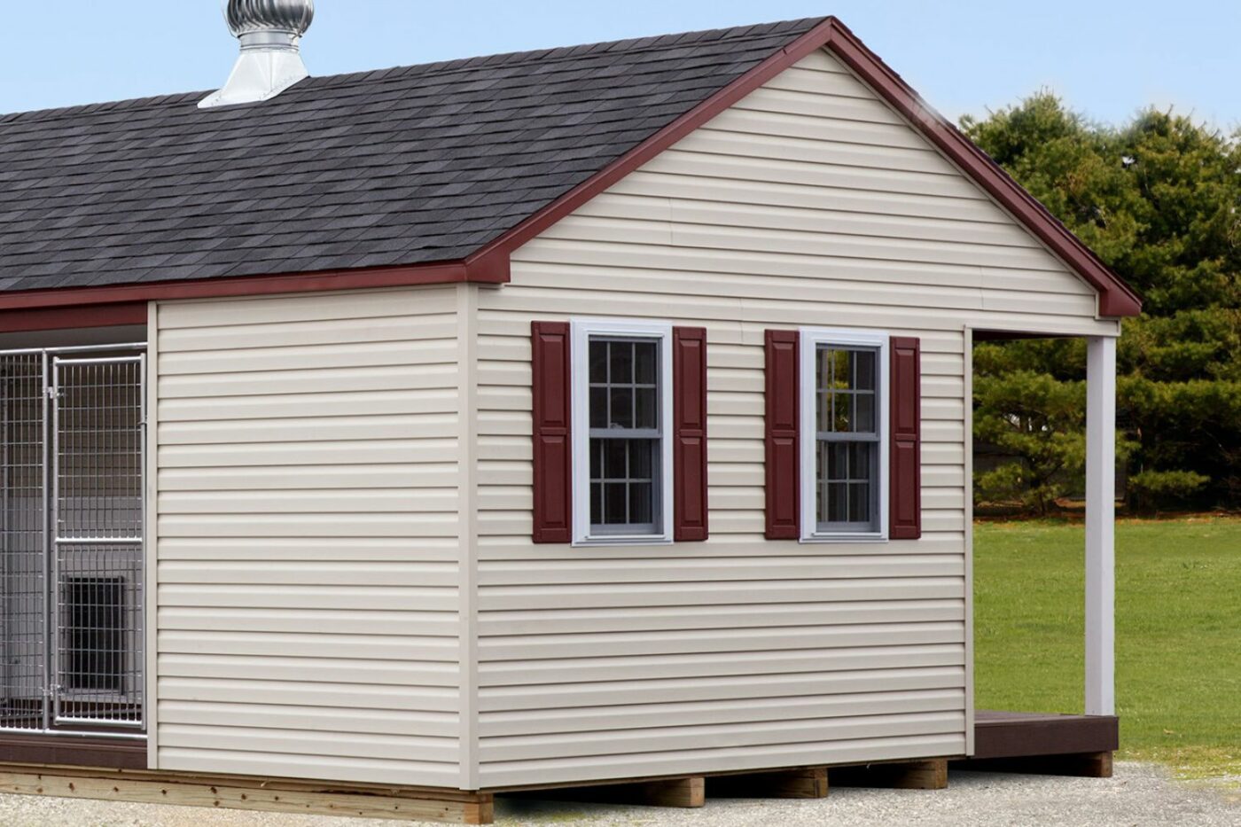 Gable Dog Kennel Roof Ideas