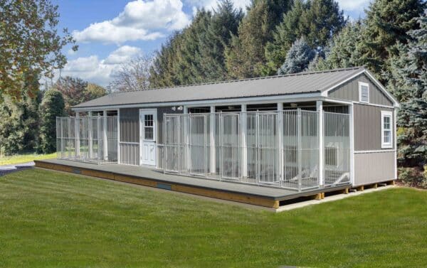 20x40 7-Run Commercial Kennel