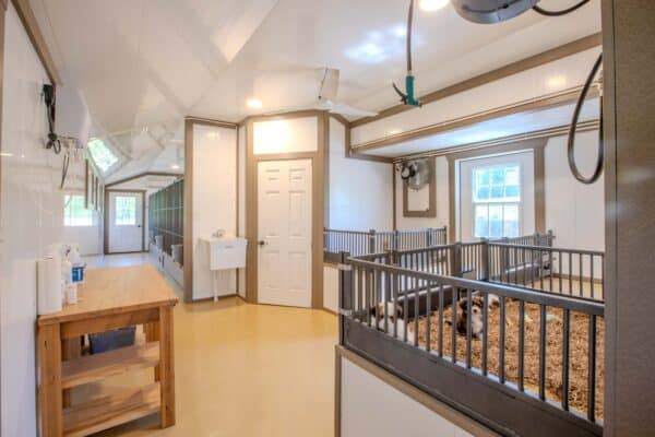 23x60 9-Run Dog Commercial Kennel With An Office