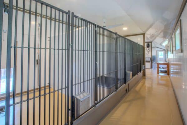 23x60 9-Run Dog Commercial Kennel With An Office