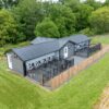 23x60 9-Run Dog Commercial Kennel With An Office