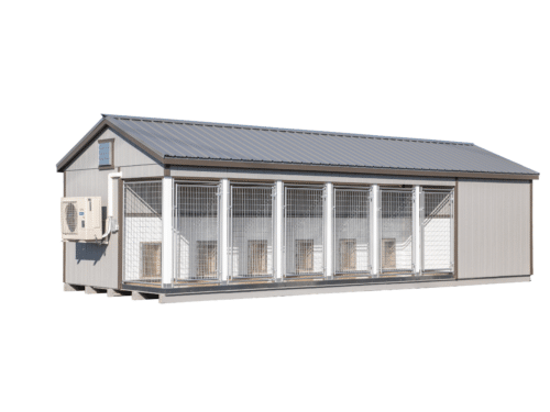 12×32 6-Run Commercial Kennel (5)