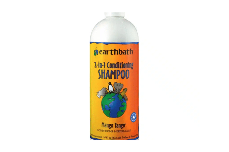 2 and 1 mango scented shampoo and conditioner for dogs