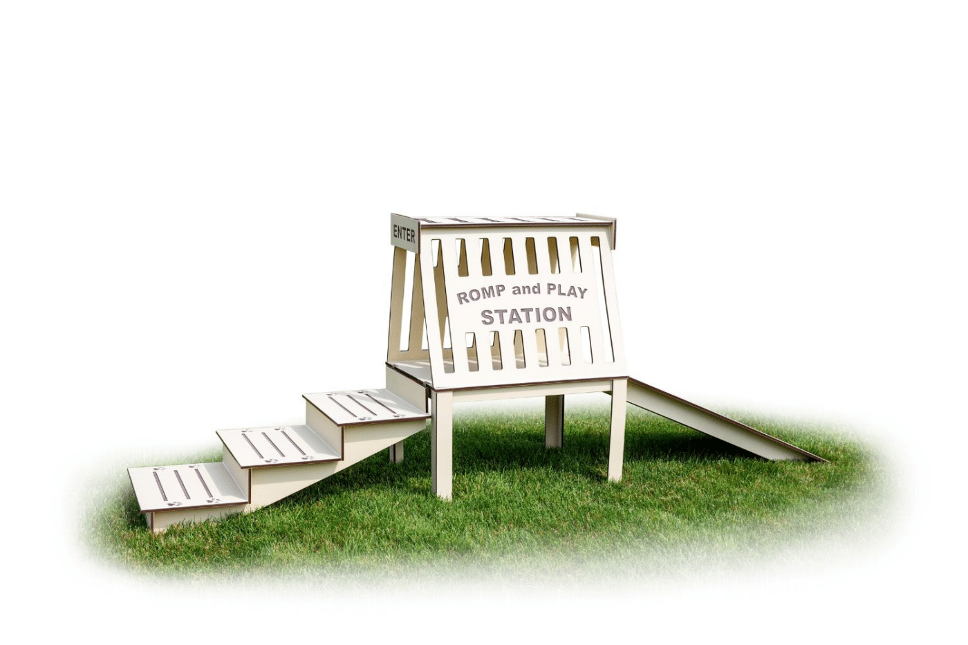 romp and play station for dog kennel accessories
