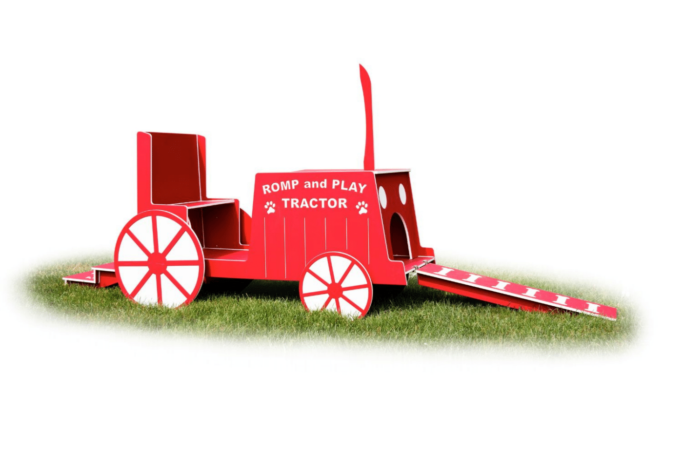 romp and play tractor for dog kennel accessories
