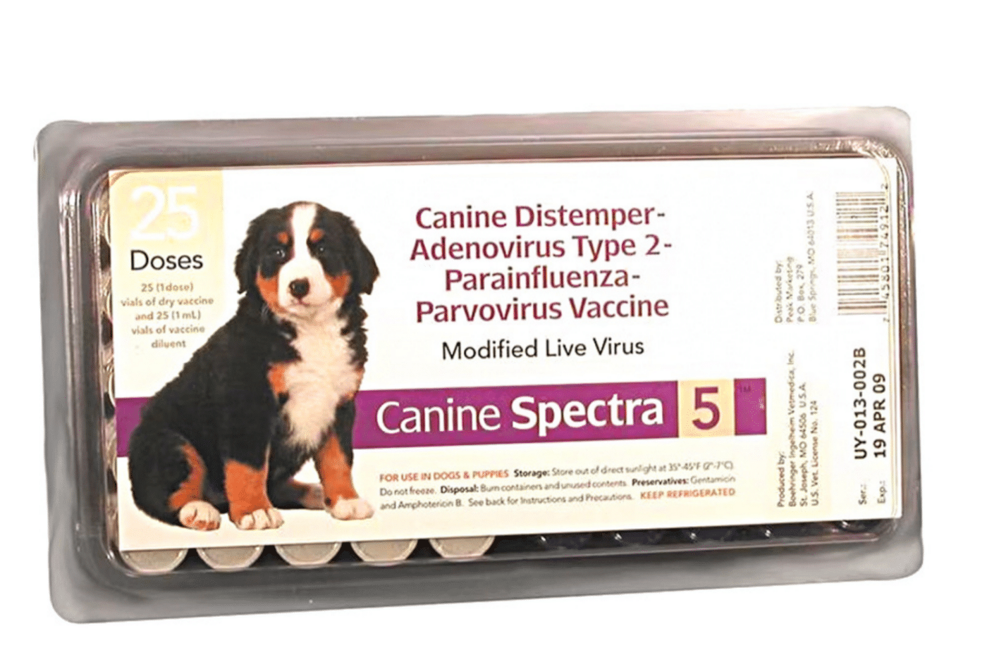 spectra 5 way vaccine shots for dog kennel accessories
